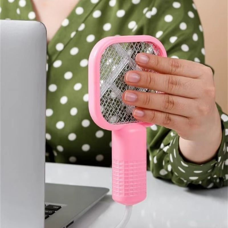 Electric Mini USB Mosquito Killer Racquet Lamp – Wireless Insect Catcher