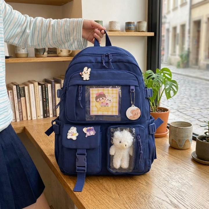 Cute Women Canvas Backpack