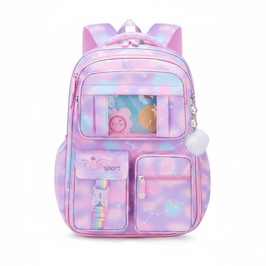 Daily Use Blue School Backpack