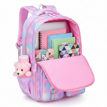 Daily Use Blue School Backpack