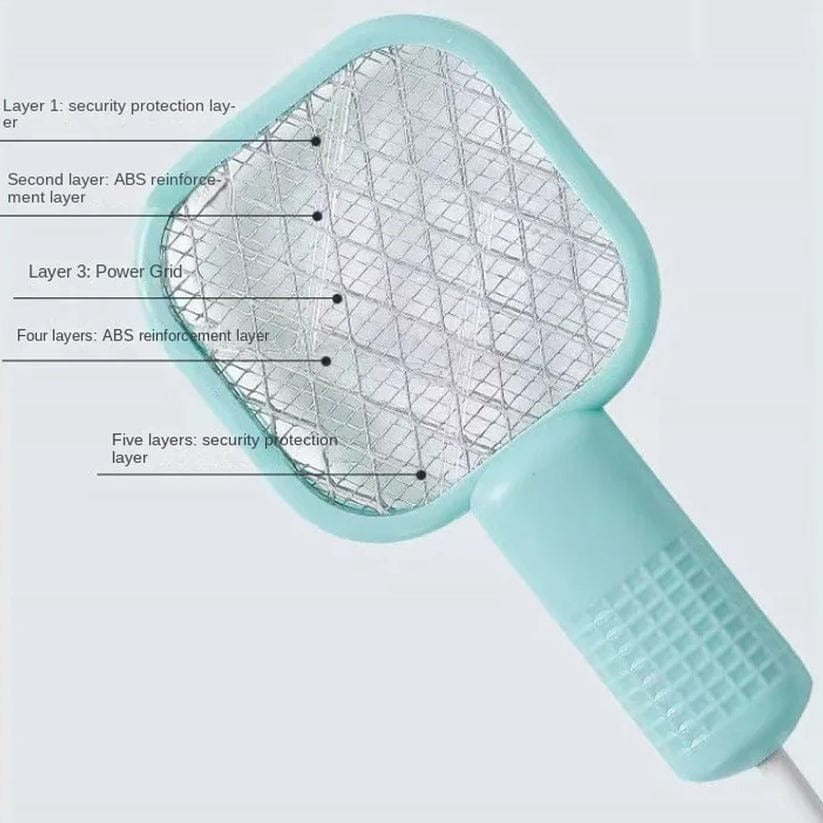 Electric Mini USB Mosquito Killer Racquet Lamp – Wireless Insect Catcher