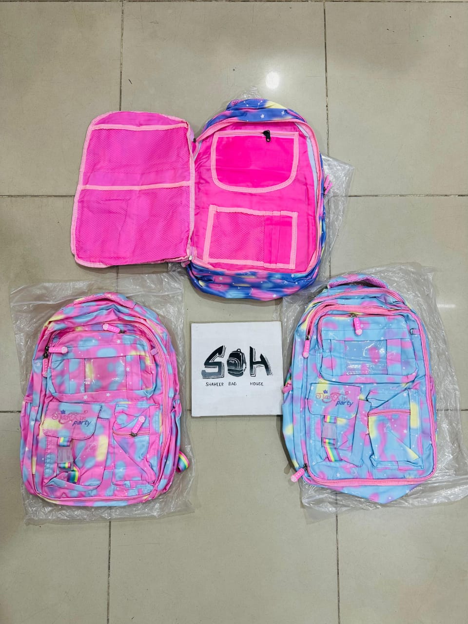 Daily Use Blue School Backpack
