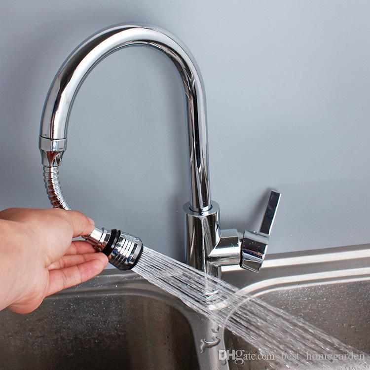 Turbo Flex 360 Flexible Faucet Sprayer – Rotating Kitchen Sink Water Saving Tap Nozzle