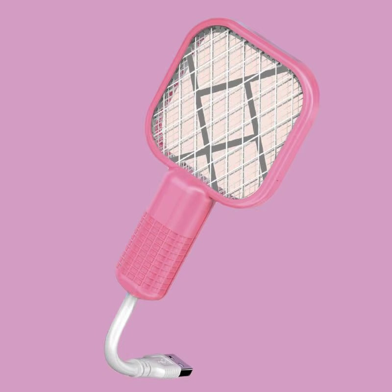 Electric Mini USB Mosquito Killer Racquet Lamp – Wireless Insect Catcher