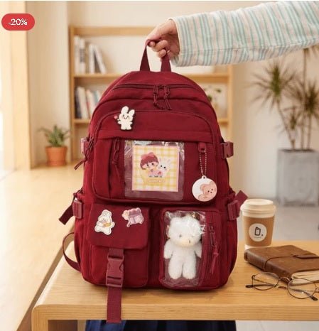 Cute Women Canvas Backpack - NextGenTrend Store