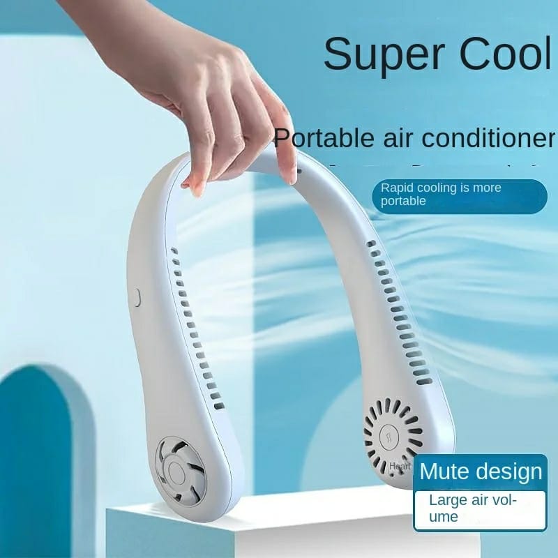 Portable Rechargeable Neck Fan | Hands-Free USB Cooling Fan - NextGenTrend Store