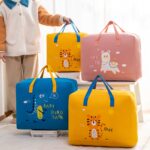 dinosaur-themed baby storage bag for toys, clothes, and nursery organization