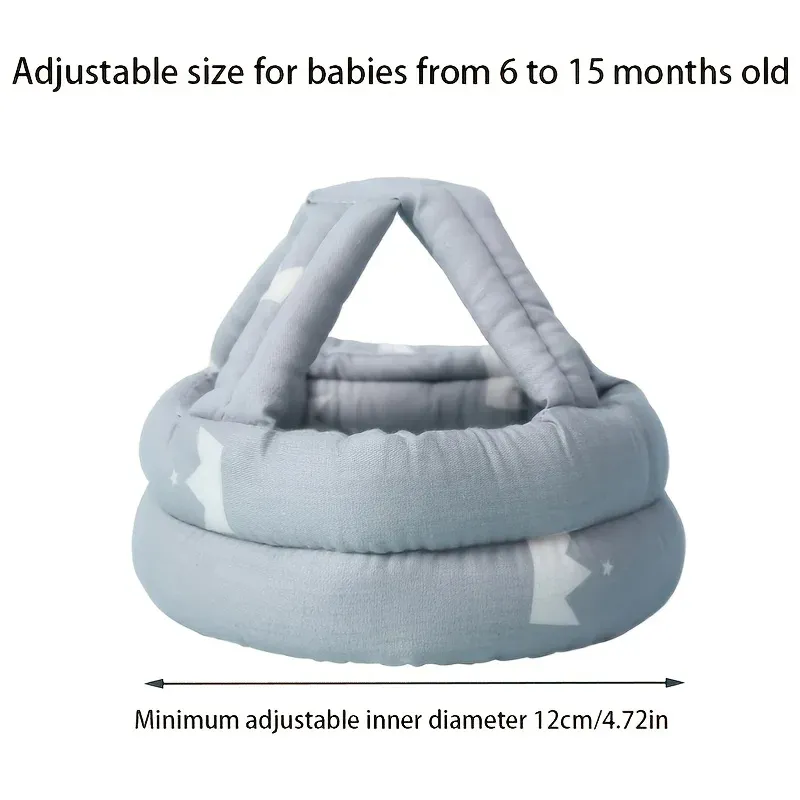 Soft baby safety helmet anti fall head protection for crawling and walking babies