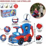 Kids stroller riding car with push handle toddler ride on car stroller