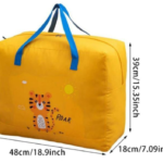 dinosaur-themed baby storage bag for toys, clothes, and nursery organization