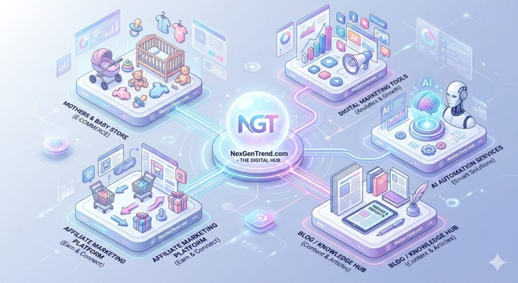 NexGenTrend digital hub hero image