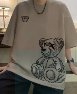 half sleeve dtf printed t shirt unisex graphic tee stylish casual wear