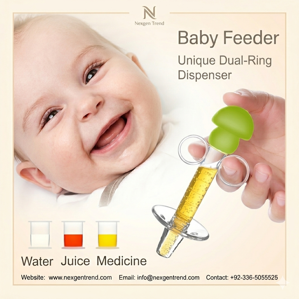 Baby medicine feeder silicone syringe for infants safe liquid medicine dispenser for newborns